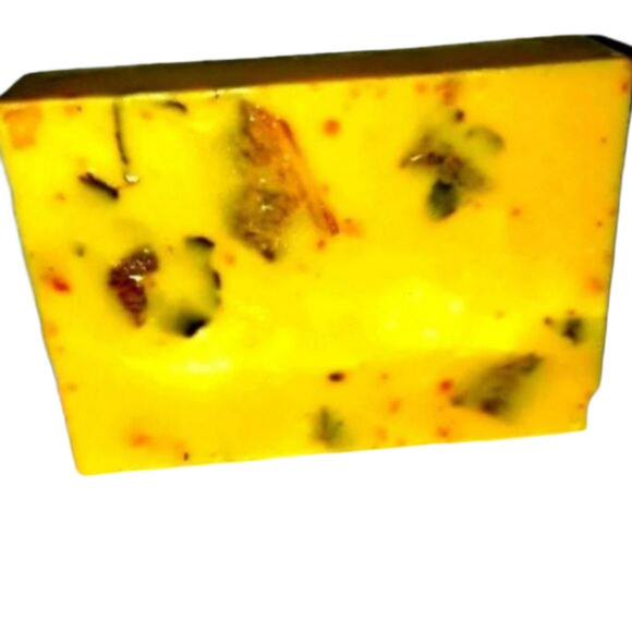 hand craft orange lotus soap - Picture 1 of 4